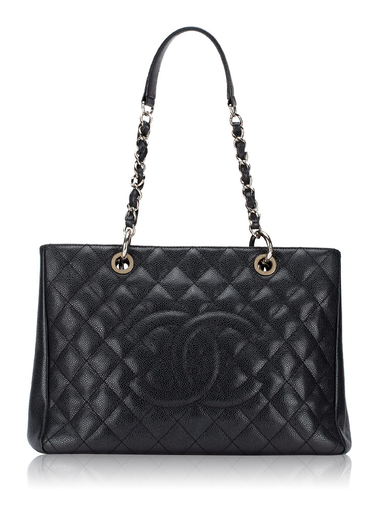 Caviar Grand Shopping Tote GST Black