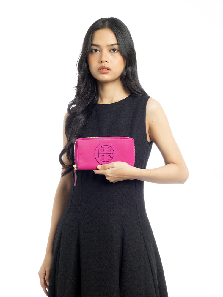 Charlie Zip Wallet Party Fuschia