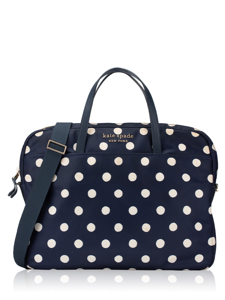The Little Better Sam Sunshine Dot Universal Laptop Bag Rich Navy Multi