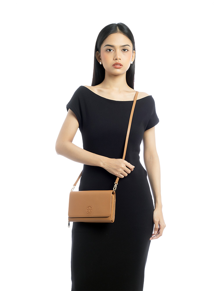 Bombe Flat Wallet Crossbody Bark
