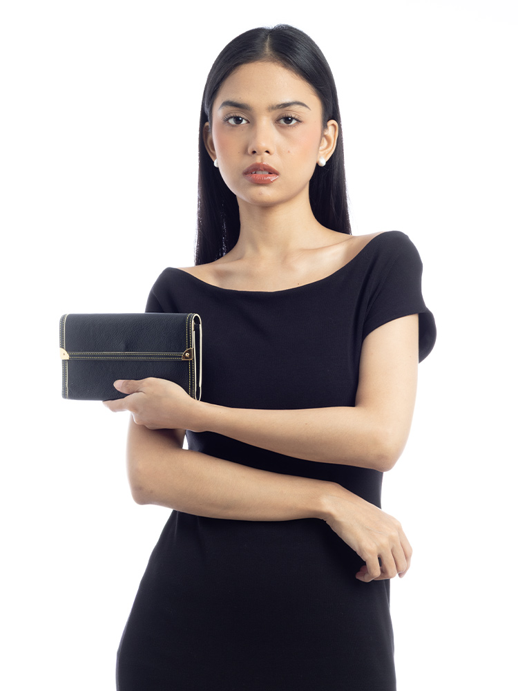 Suhali Porte Tresor International Wallet Black