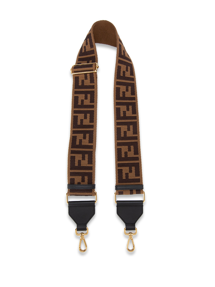 Ribbon Vitello Century FF 1974 Strap You Marrone Black