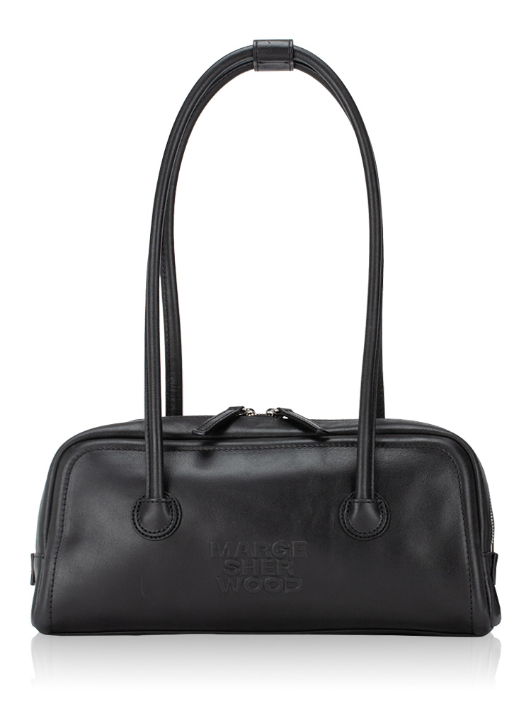 Soft Boston EW Bag Black Pull Up