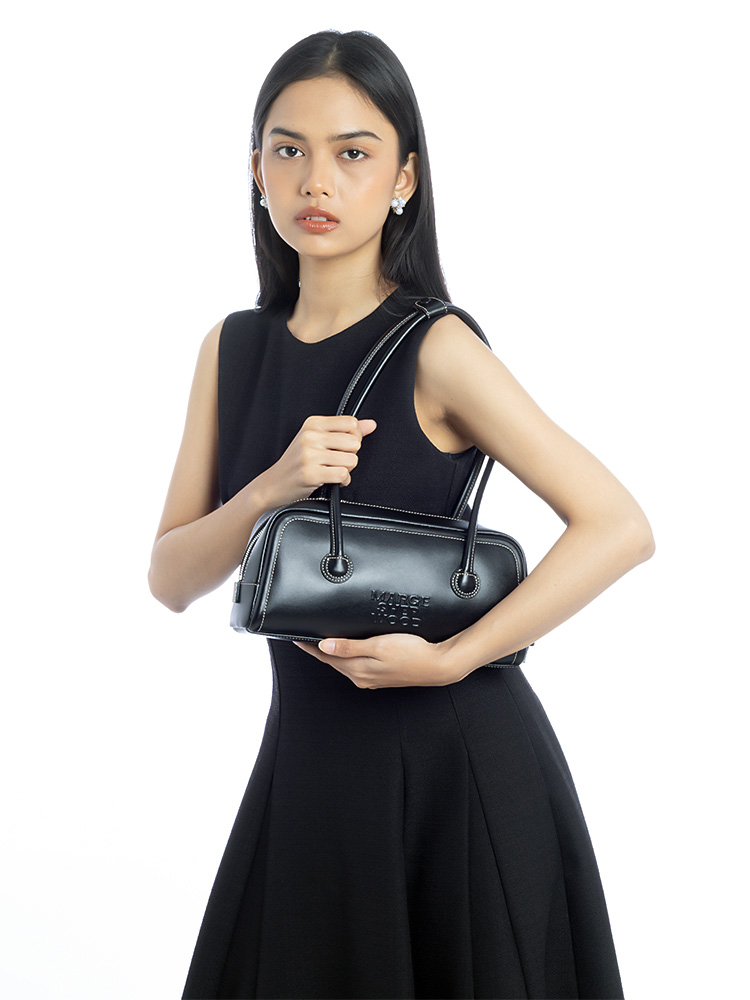 Soft Boston EW Bag Black Plain