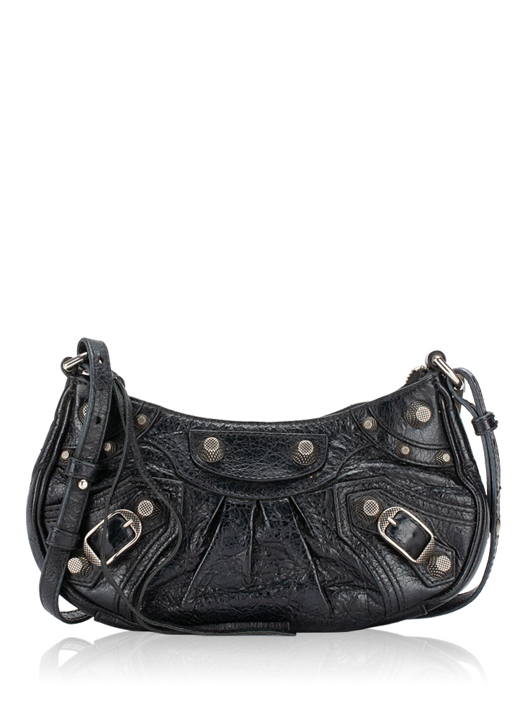 Le Cagole Mini Chain Shoulder Bag Black