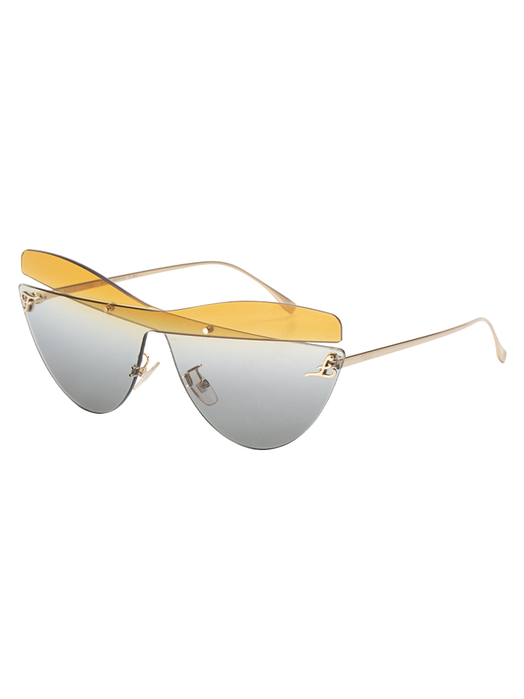 FF 0400/S Kaligraphy Sunglasses Yellow Dark Grey