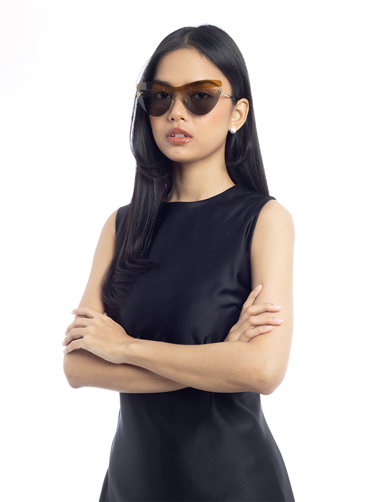 FF 0400/S Kaligraphy Sunglasses Yellow Dark Grey