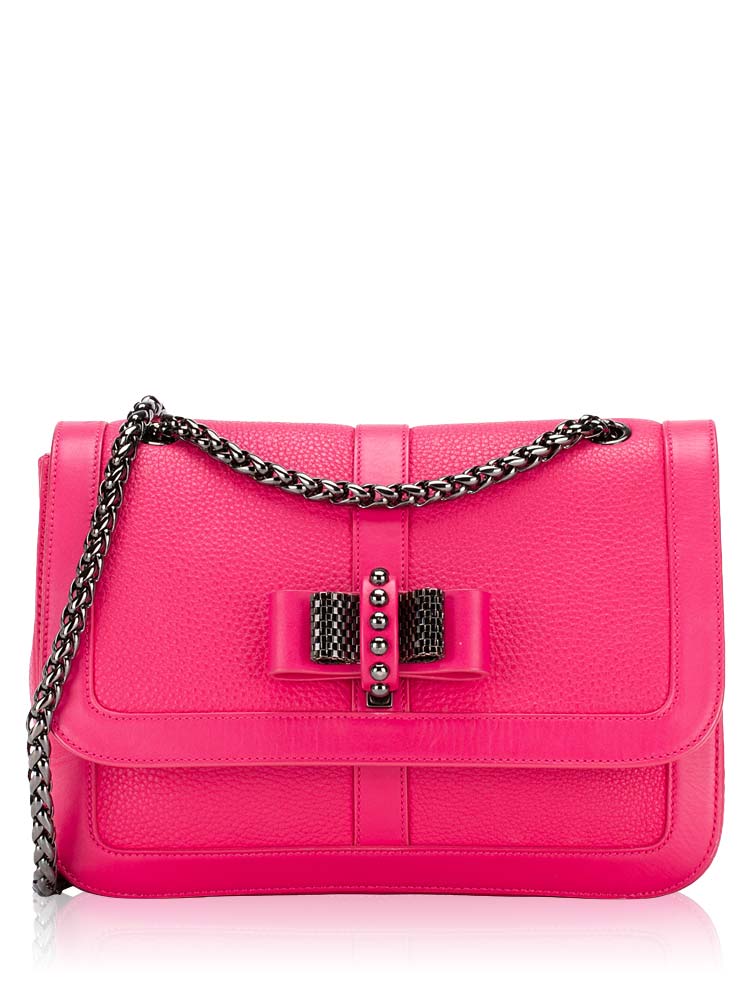 Calfskin Sweet Charity Small Shoulder Bag Fuchsia