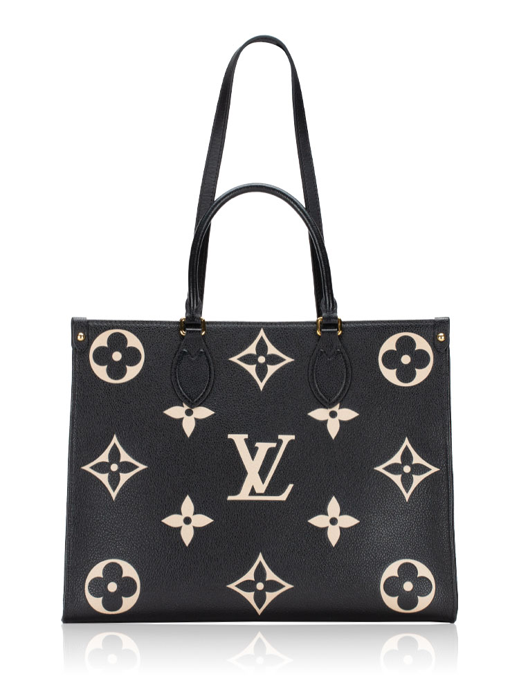Monogram Empreinte Bicolor Onthego MM Black Beige