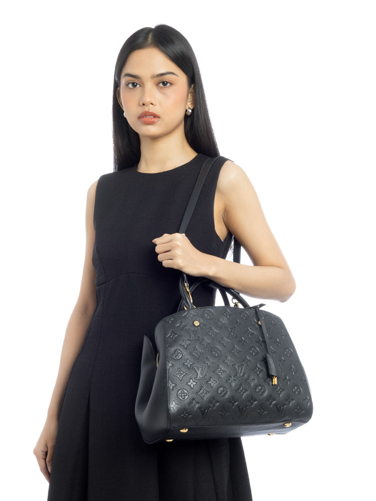 Monogram Empreinte Montaigne MM Noir