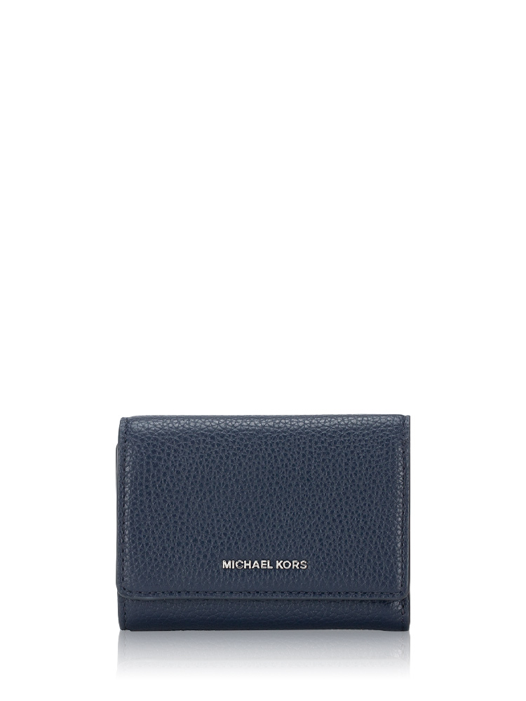 Bryant Leather Medium Trifold Wallet Dress Blues