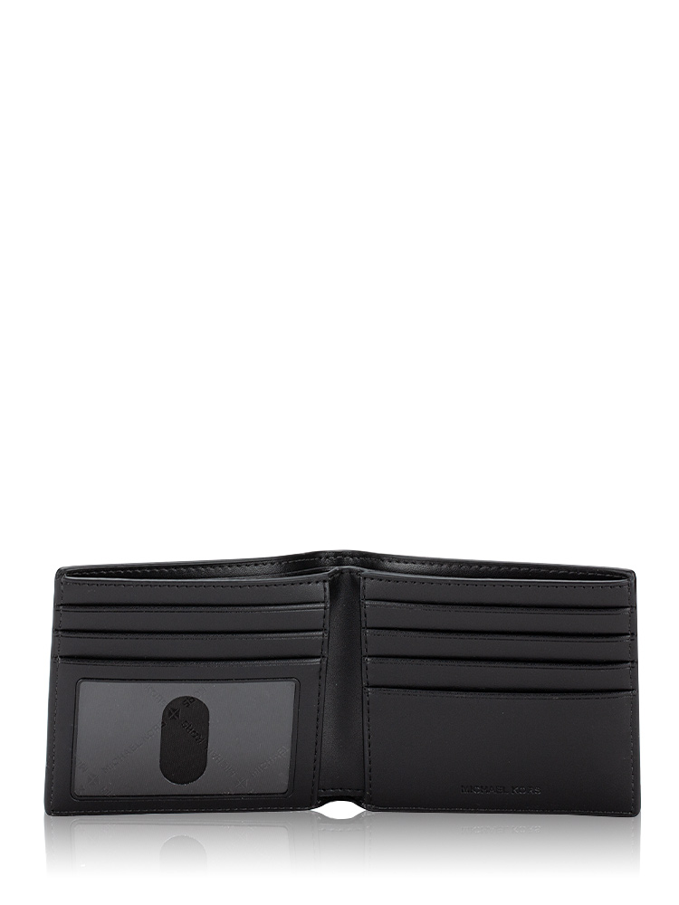Men Monogram Cooper Billfold Wallet Pearl Grey Black
