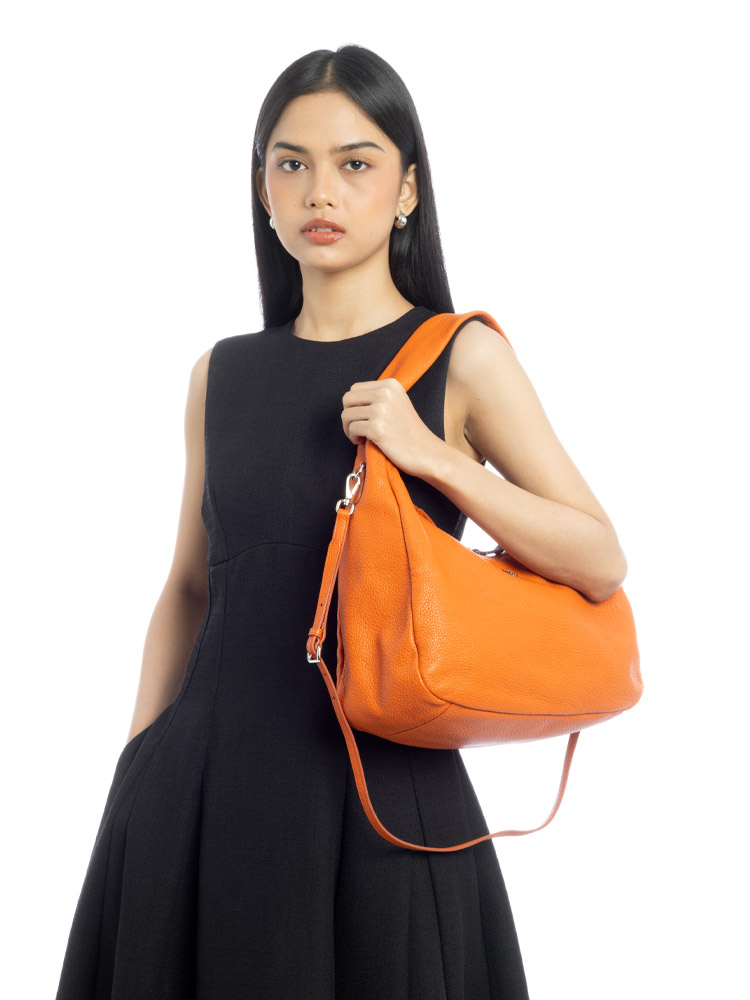 1BC134 Vitello Phenix Hobo Papaya