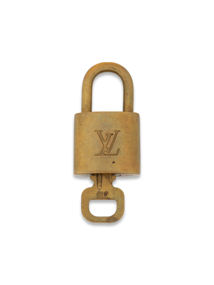 Brass Lock and Key Set Gold #310