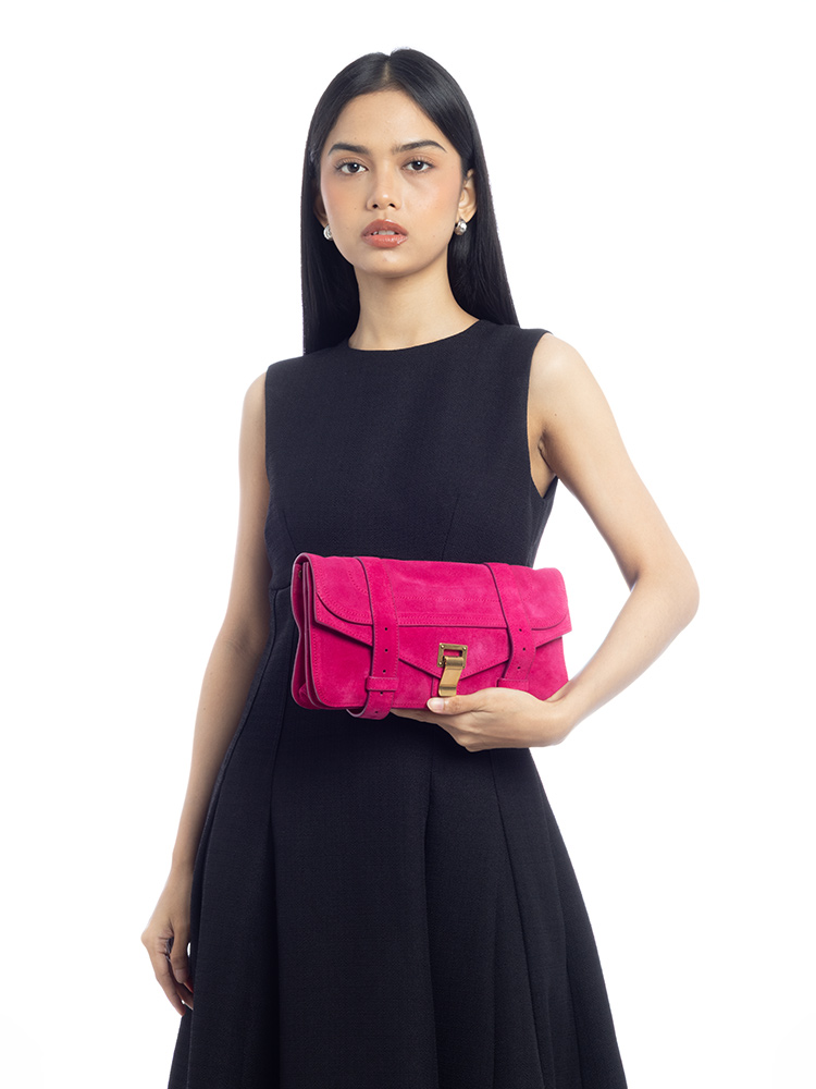 Suede PS1 Pochette Hot Pink