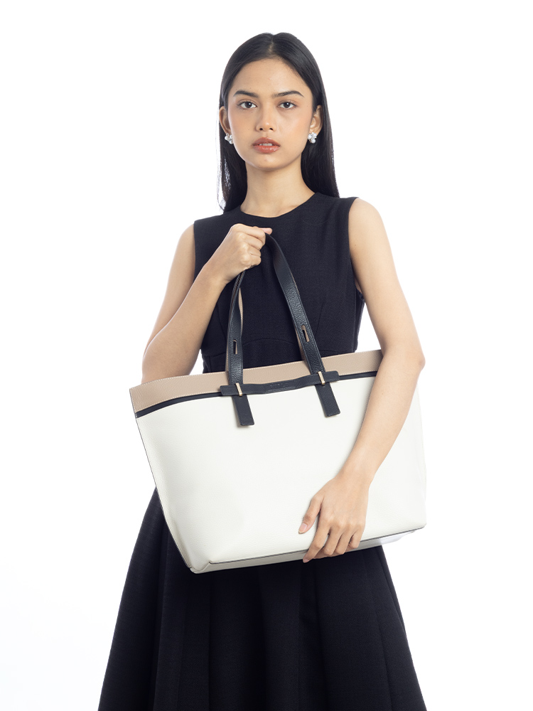 Giove Large Tote Beige