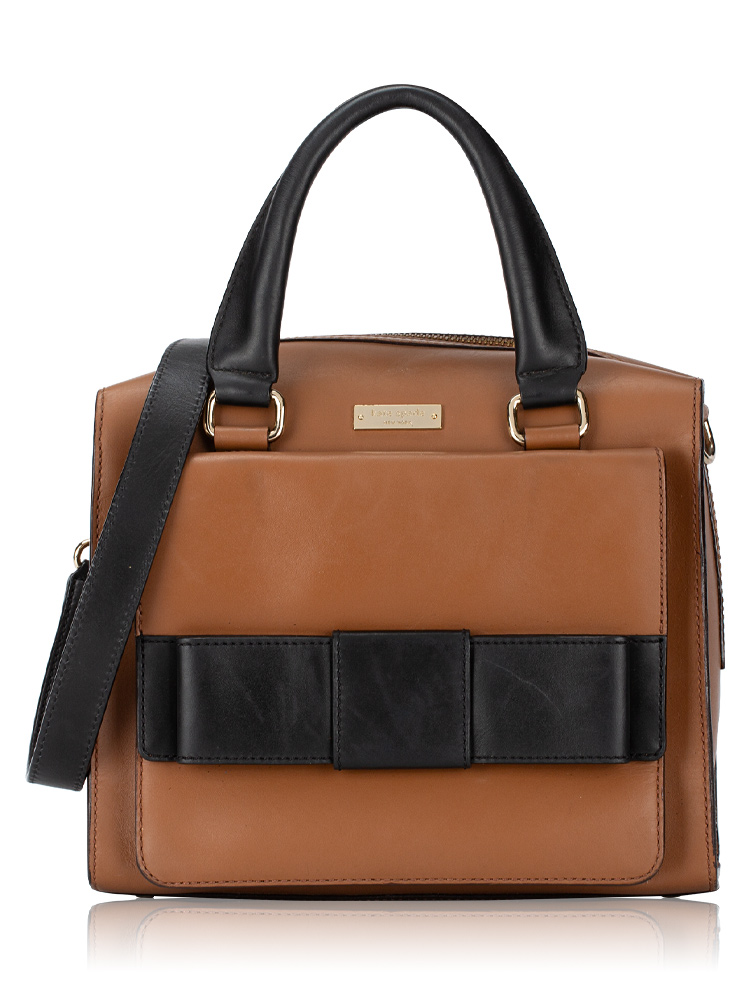 Bow Bridge Little Kennedy Satchel Saddle Brown