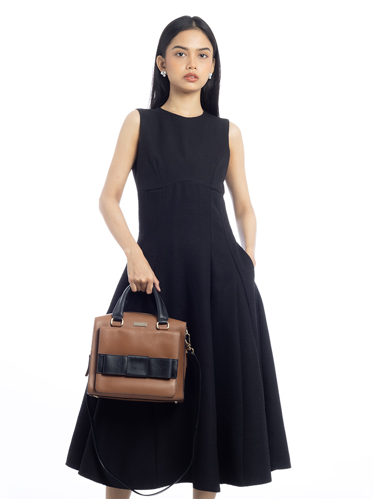 Bow Bridge Little Kennedy Satchel Saddle Brown