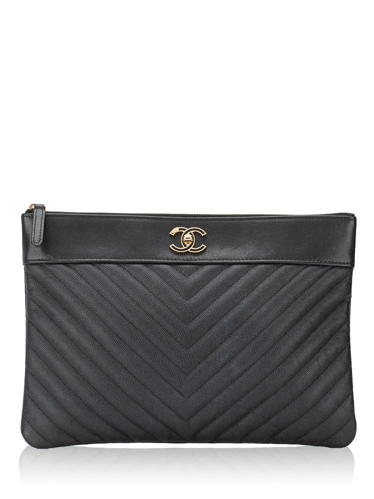 Caviar Mademoiselle CC Medium O Case Black