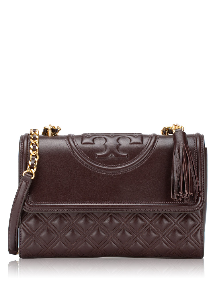 New Fleming Convertible Shoulder Bag Tempranillo