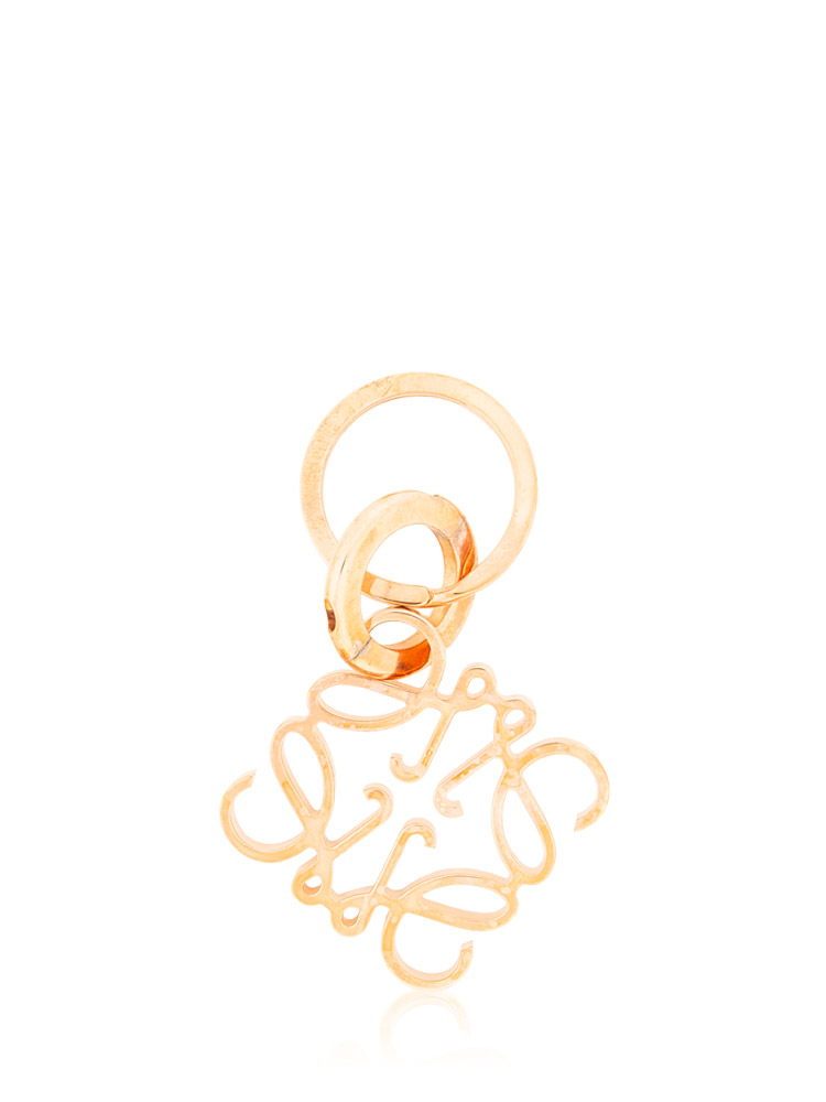 Brass Anagram Keyring Rose Gold