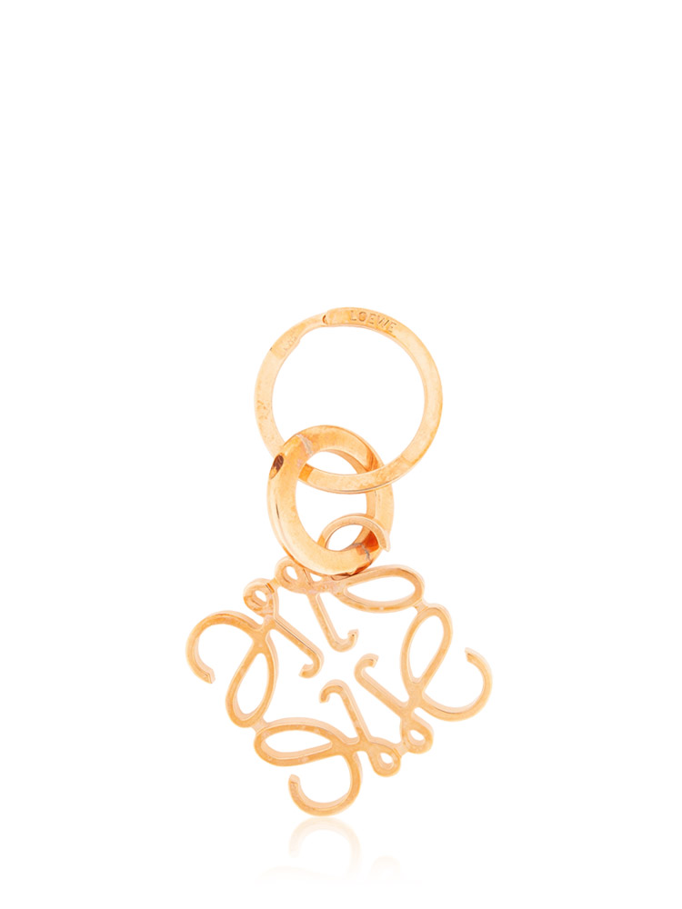 Brass Anagram Keyring Rose Gold