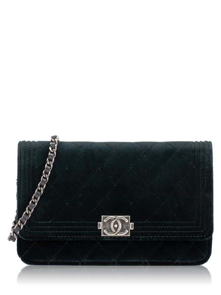 Velvet Boy Wallet On Chain WOC Black