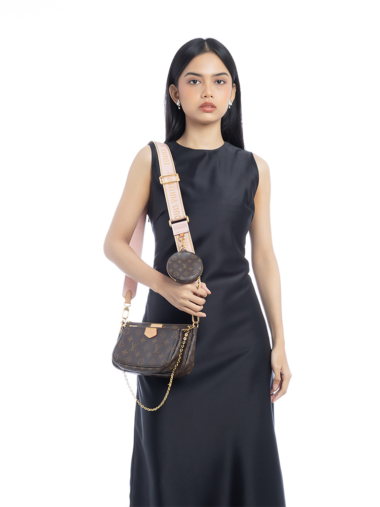 Monogram Multi Pochette Accessories Rose Clair