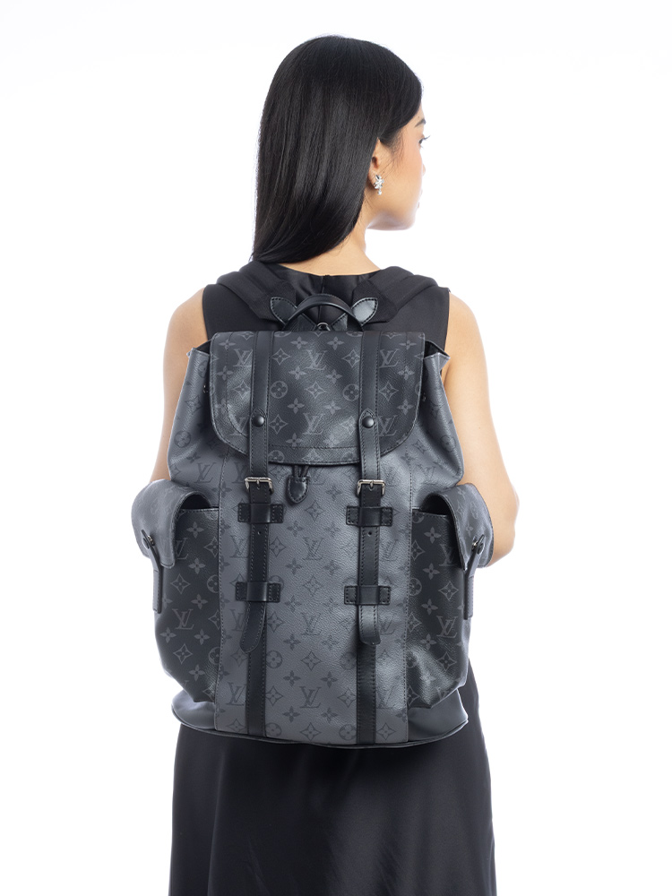 Monogram Eclipse Reverse Christopher PM Backpack