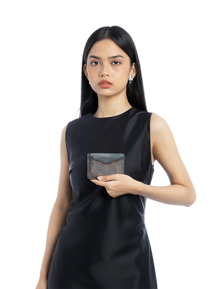 Monogram Macassar Neo Card Holder Noir