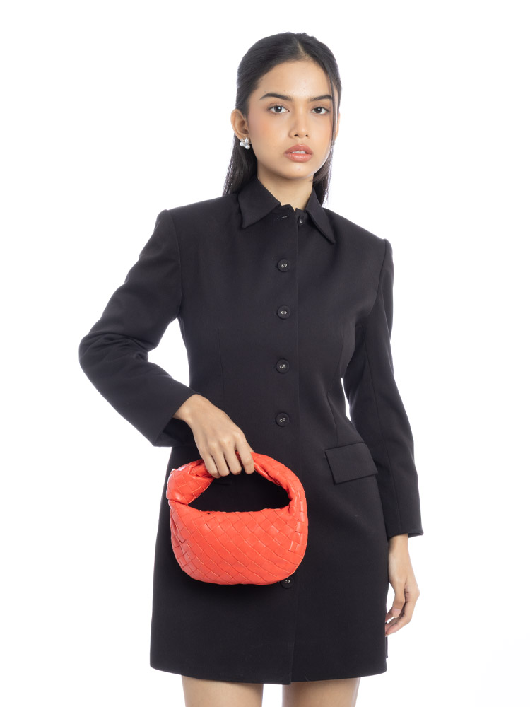 Nappa Intrecciato Mini Jodie Sunburst