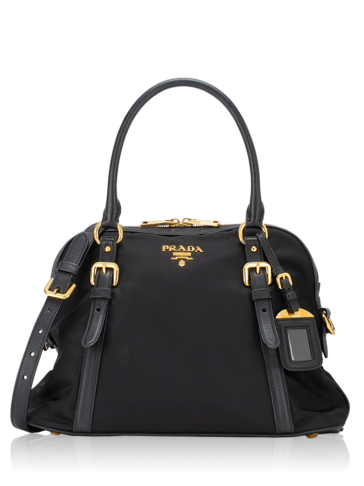 1BB013 Tessuto Saffiano Bauletto Nero