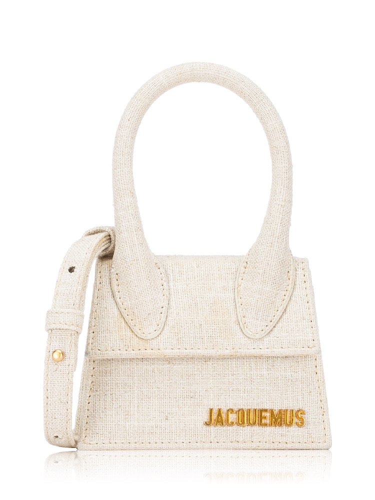 Linen Le Chiquito Mini Bag Beige