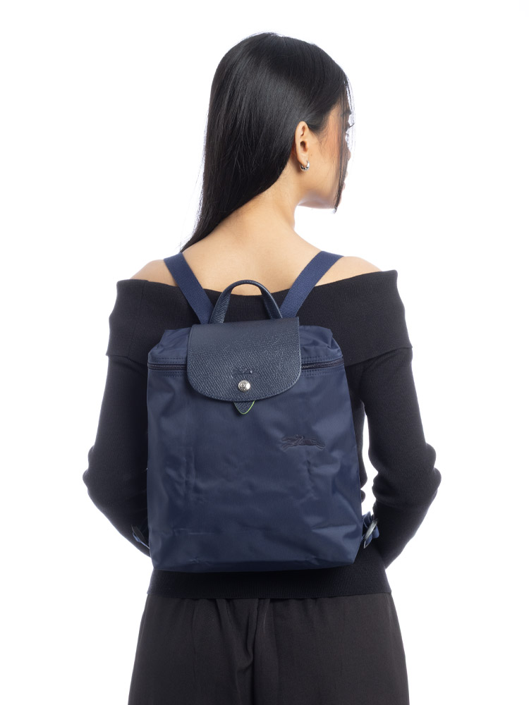Le Pliage Green Backpack Navy