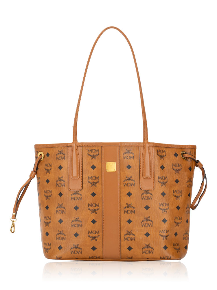 Visetos Liz Reversible Small Shopper Cognac