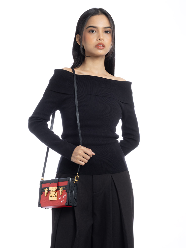 Epi Petite Malle Rouge