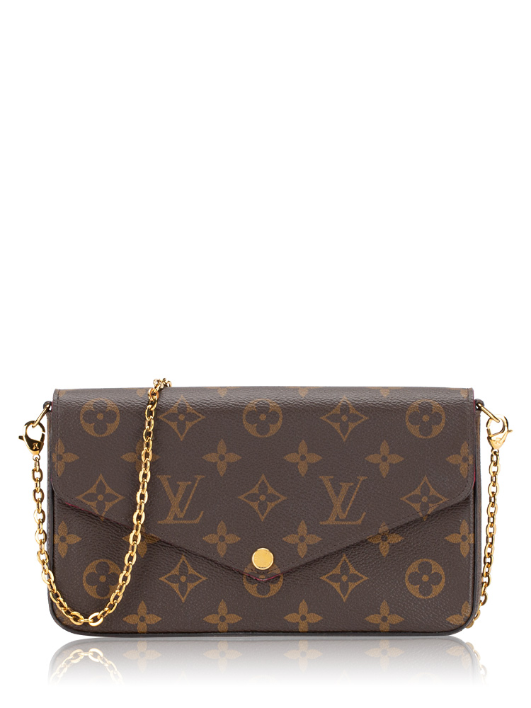 Monogram Pochette Felicie Fuchsia