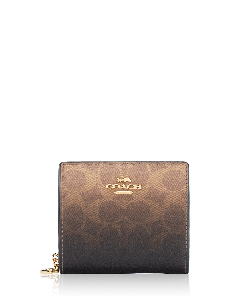 CEC36 Signature Ombre Snap Wallet Brown