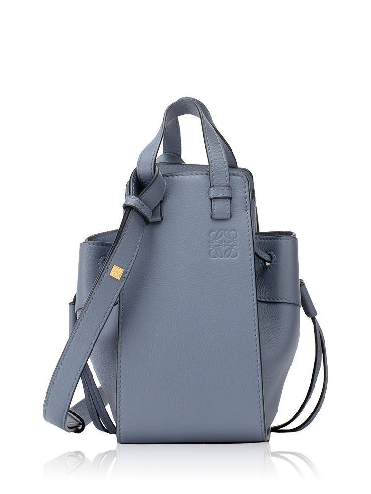 Calfskin Hammock Mini Shoulder Bag Atlantic Blue