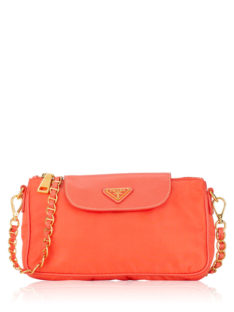 BT0779 Tessuto Saffiano Bandouliera Corallo