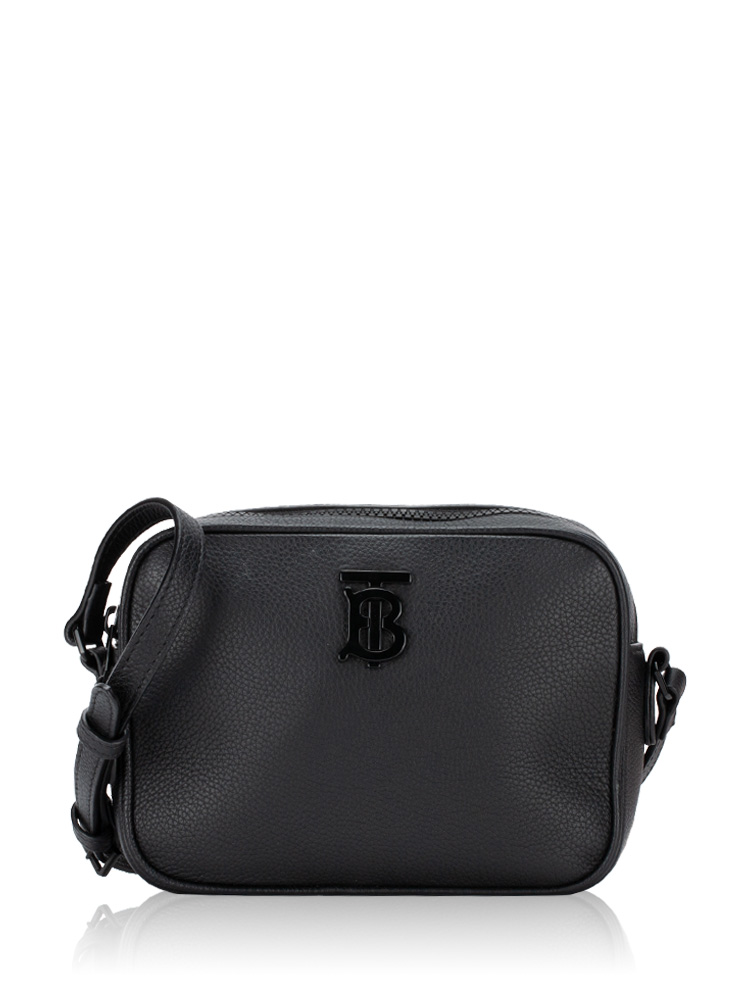 Grained Calfskin TB Small Camera Bag Black