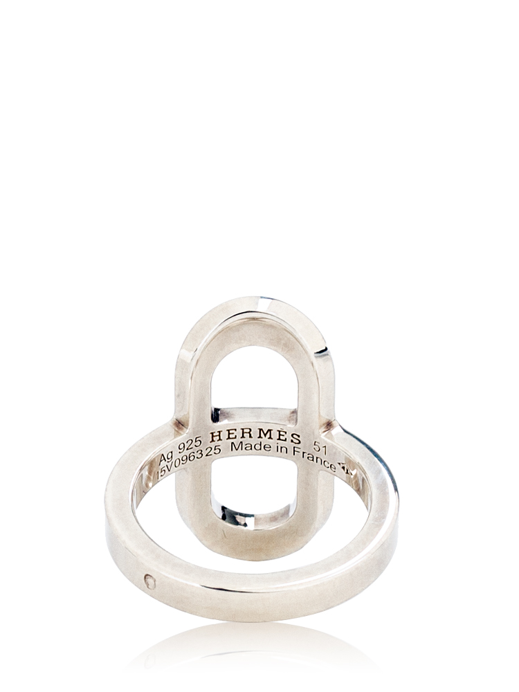 Sterling Silver Ever Chaine d'Ancre Ring Sz 51