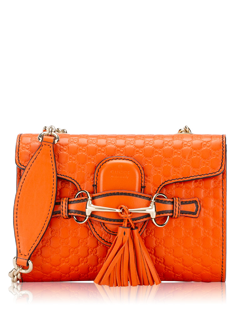 Microguccissima Emily Mini Shoulder Bag Orange
