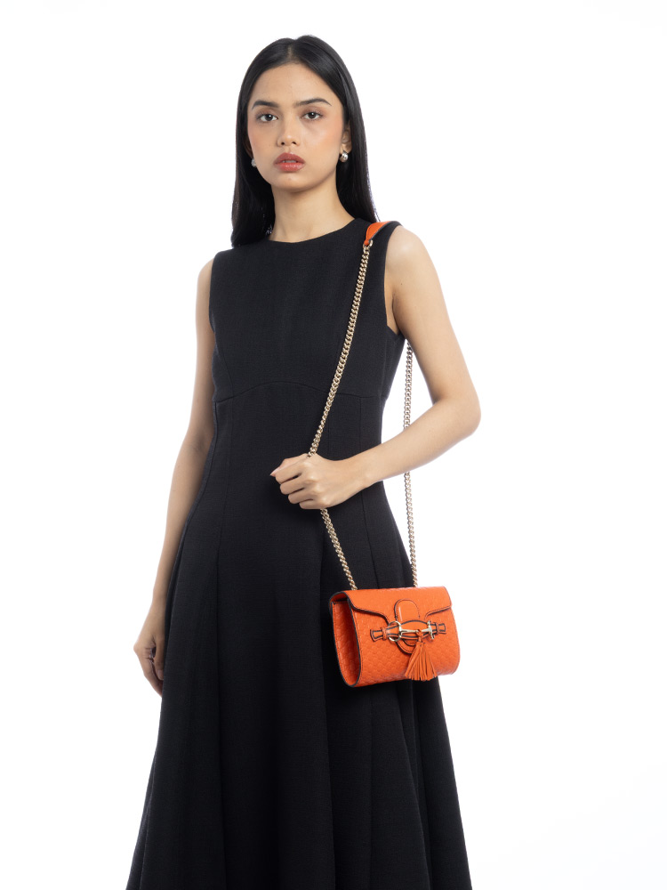 Microguccissima Emily Mini Shoulder Bag Orange