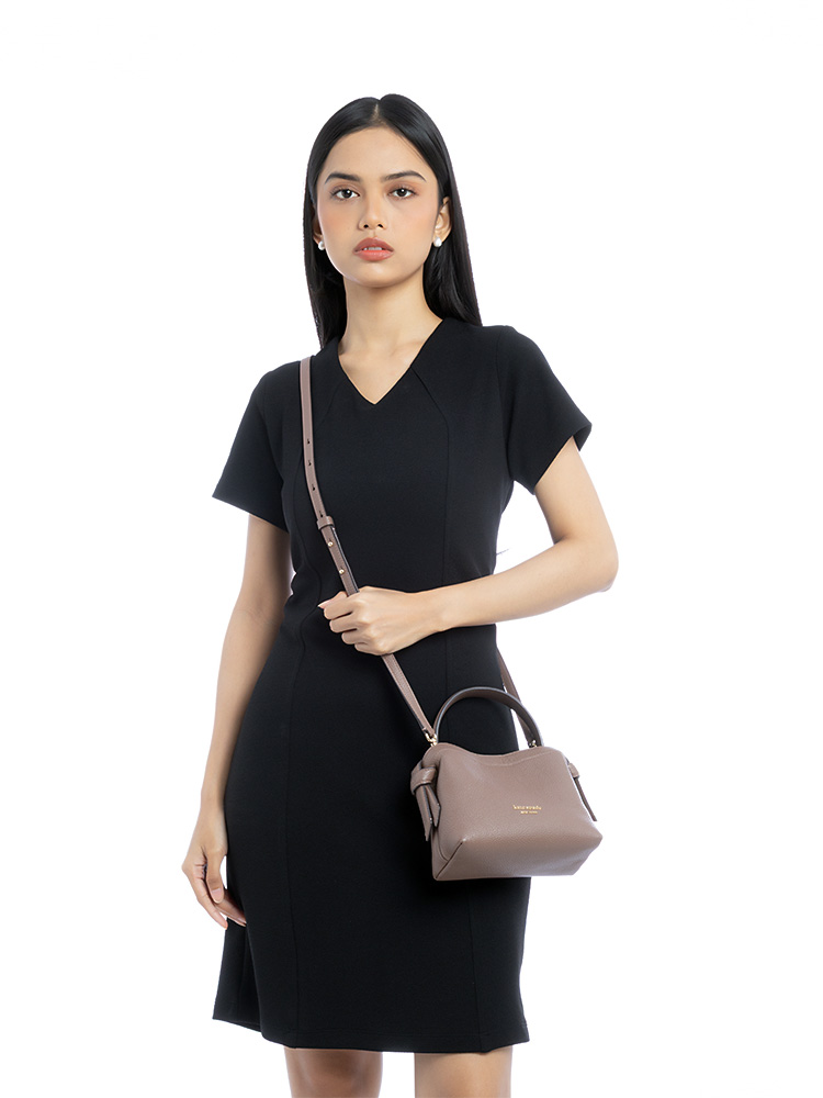 Knott Mini Crossbody Warm Acorn