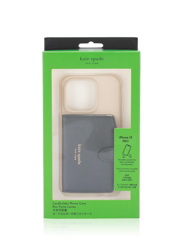 Morgan iPhone 15 Pro Case with Card Holder Earthenware 