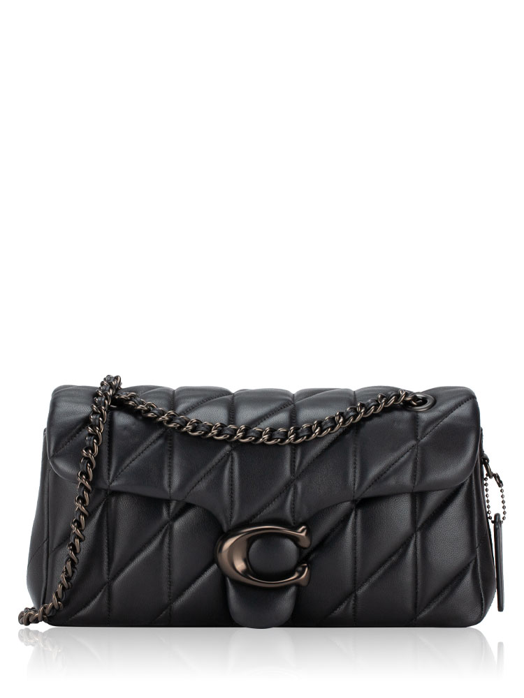 CP150 Tabby Pillow Quilted Leather 26 Shoulder Bag Black