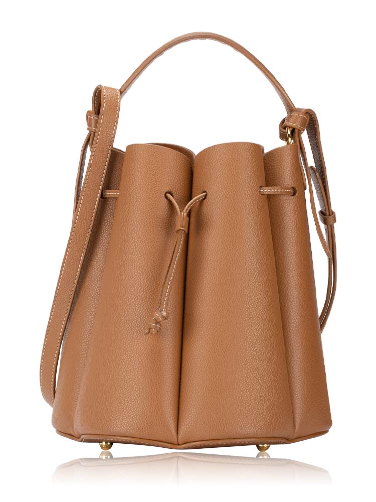 Textured Calfskin Numero Huit Camel