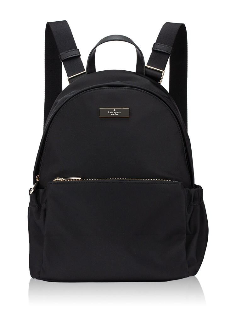 Carter Nylon Dome Backpack Black
