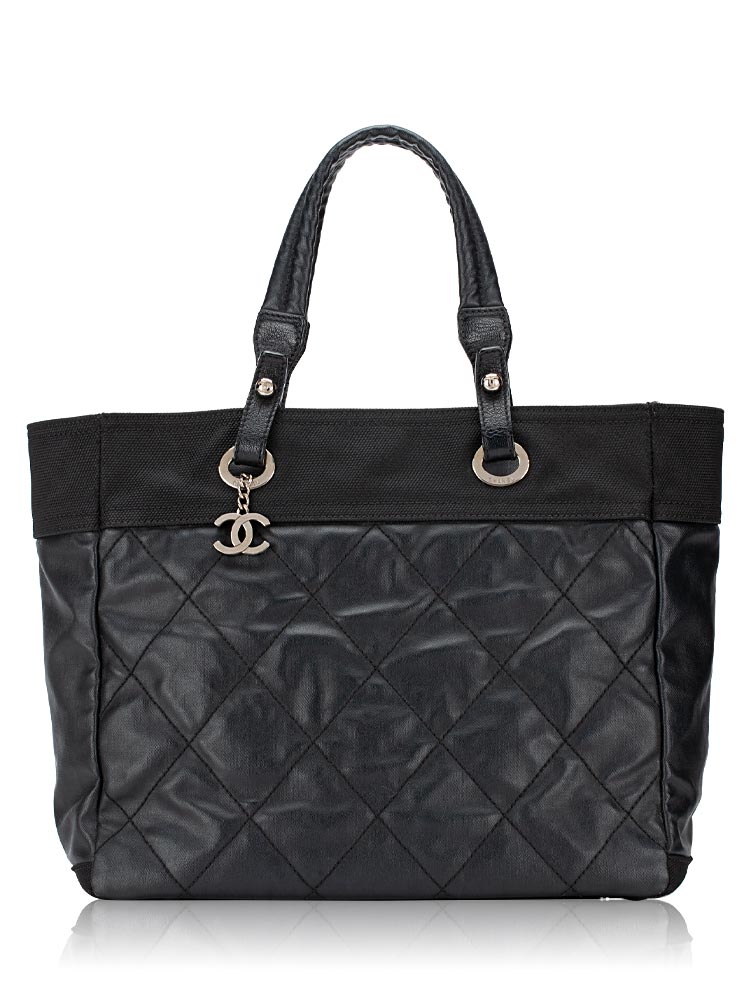 Paris Biarritz Grand Shopping Tote Black